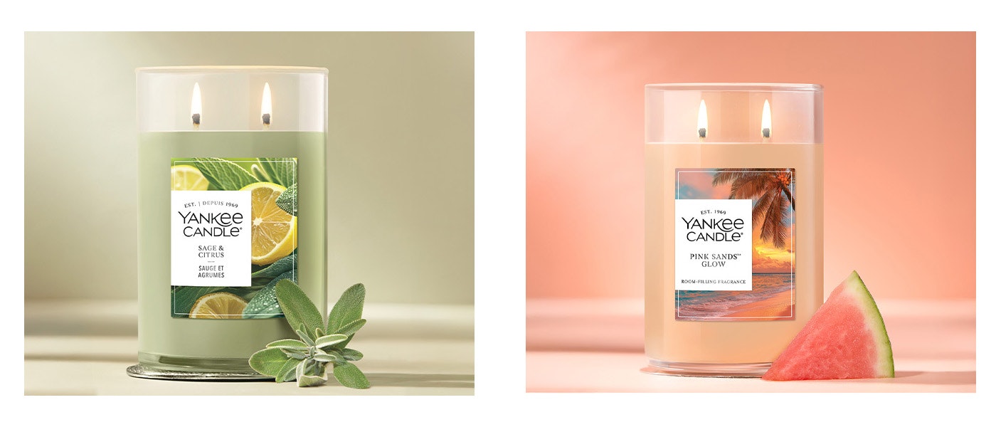 Personalized Candle in an Easter Basket